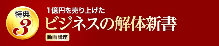 1億円を売り上げたビジネスの解体新書
