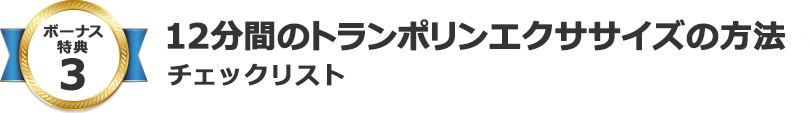 12分間のトランポリンエクササイズの方法（全９ページ）